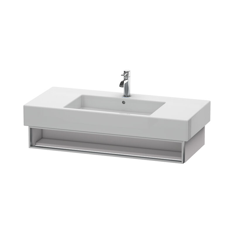 

Duravit Vero Vanity 6014 de pared, con 1 compartimento abierto incl. toallero, 1000mm, Color (frente/cuerpo): Blanco Lila Seda Laca mate - VE601408787