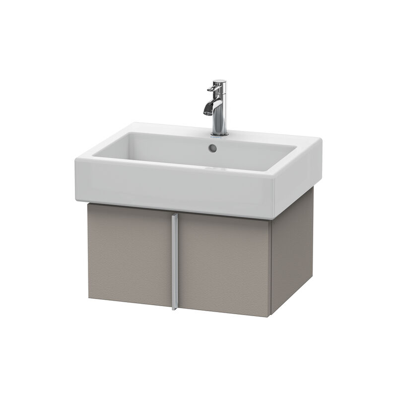 

Duravit Vero Vanity 6104, de pared, con 1 extraíble, 550mm, Color (frente/cuerpo): Terra Mate - VE610401414