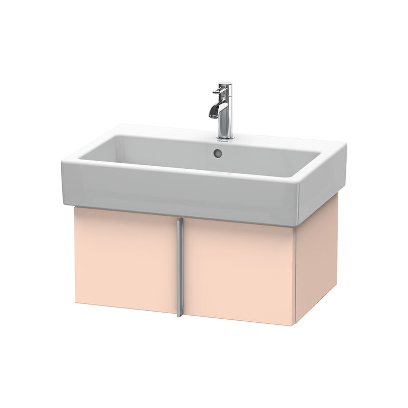 

Duravit Vero Vanity 6105, de pared, con 1 extraíble, 650mm, Color (frente/cuerpo): Albaricoque Perla seda laca mate - VE610502020