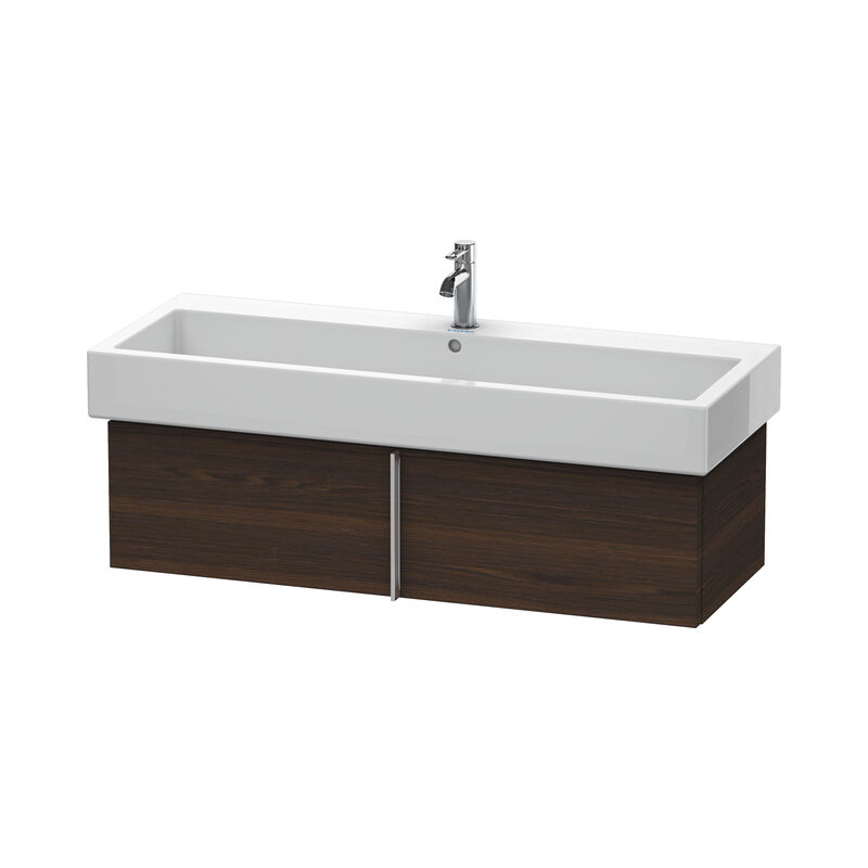 

Duravit Vero Vanity 6108, de pared, con 1 extraíble, 1150mm, Color (frente/cuerpo): Nogal cepillado Chapa de madera auténtica - VE610806969