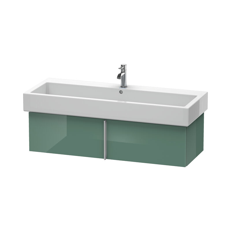 

Duravit Vero Vanity 6108, de pared, con 1 extraíble, 1150mm, Color (frente/cuerpo): Jade laca alto brillo - VE610800303