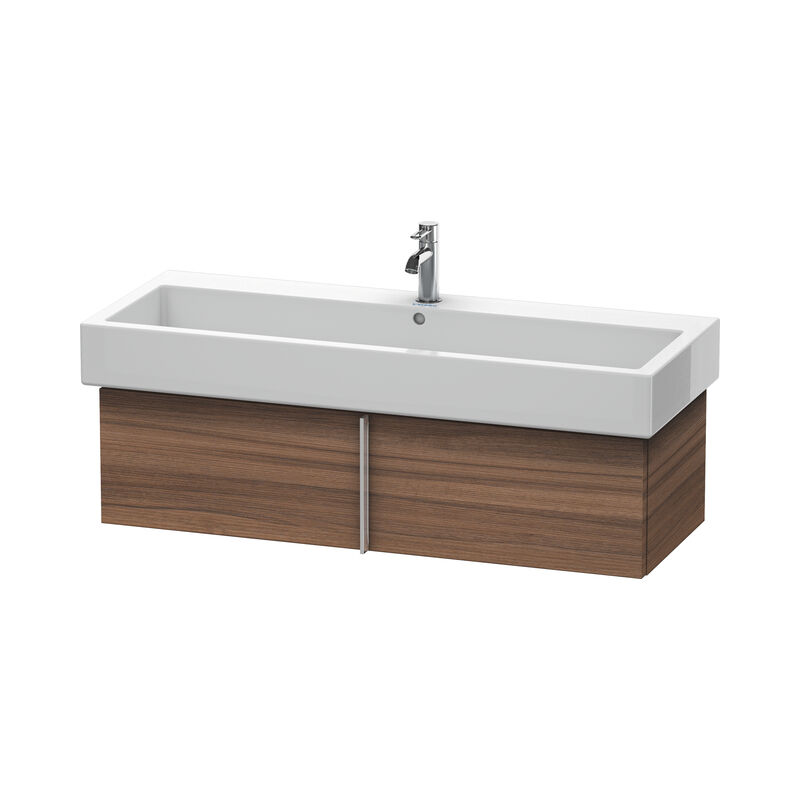 

Duravit Vero Vanity 6108, de pared, con 1 extraíble, 1150mm, Color (frente/cuerpo): Nogal natural decorado - VE610807979