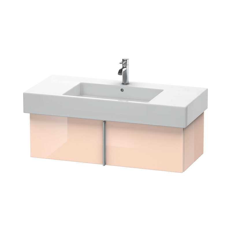 

Duravit Vero Vanity 6114, de pared, con 1 extraíble, 1000mm, Color (frente/cuerpo): Perla de albaricoque laca de alto brillo - VE611401010