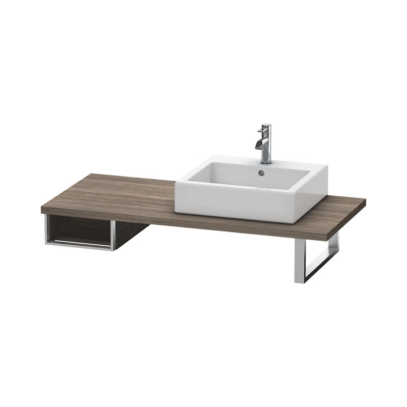 

Duravit Vero Vanity unit para consola, 6546, 1 compartimento abierto, 300mm, Color (frente/cuerpo): Pino Terra Decor - VE654605151