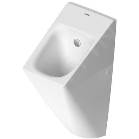 Duravit Viu - Urinoir, arrivée d'eau arrière, Rimless, avec WonderGliss, blanc 28163000071