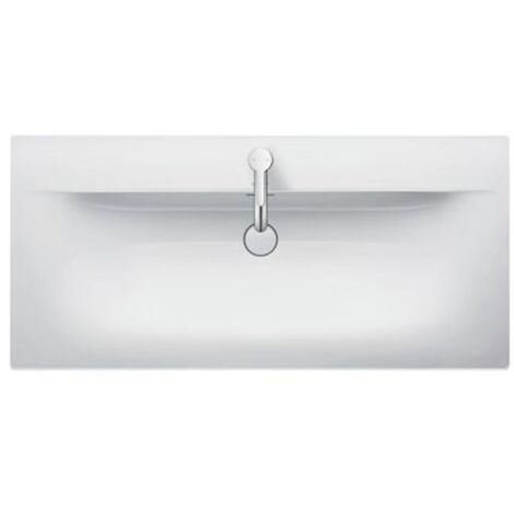 Duravit Viu - Waschtisch 103x49 cm, mit 1 Hahnloch, Alpinweiß 2344100000