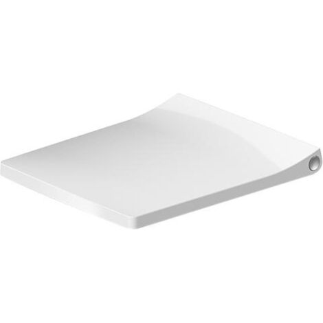 Duravit Viu - WC-Sitz Compact, mit Absenkautomatik SoftClose, Weiß 0021290000