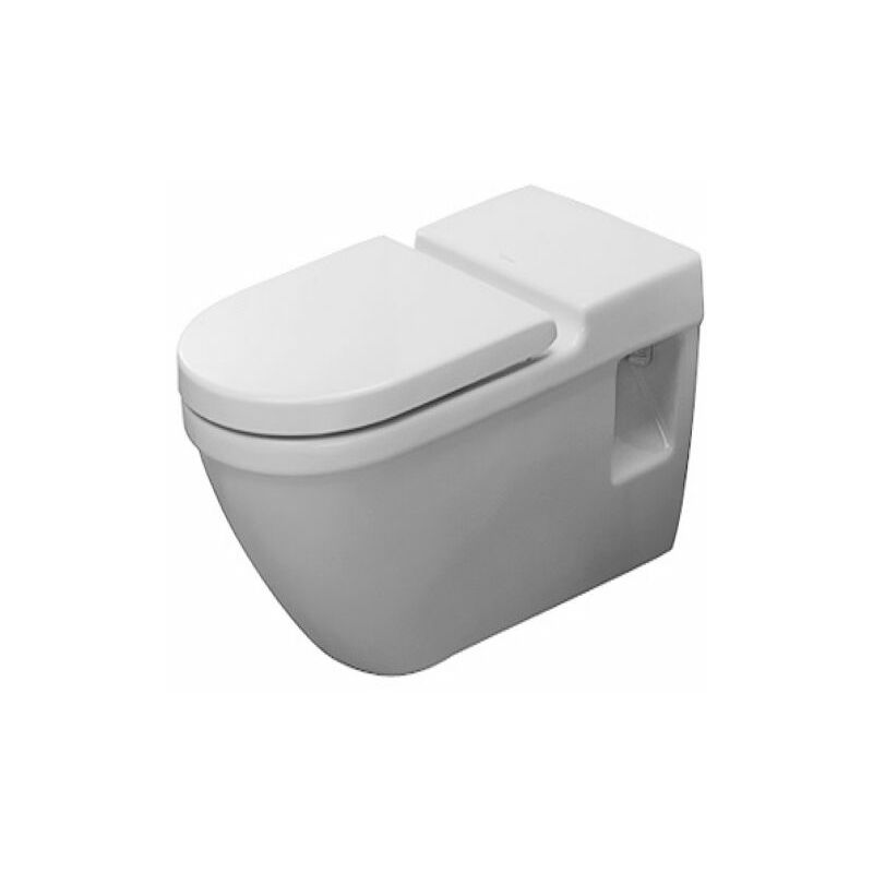 

Duravit Wall WC Starck 3 Vital 70cm, sin barreras, color: Blanco con Wondergliss - 22030900001