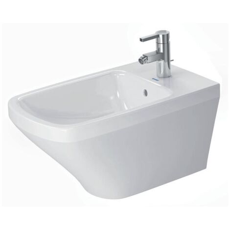 Duravit Wand-Bidet DuraStyle 62cm mit Überlauf, mit Hahnlochbank,