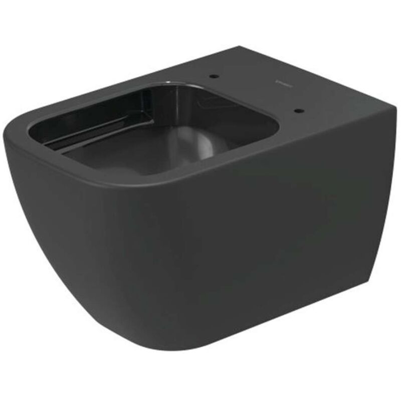 Duravit WandWC Happy D.2 54cm Tiefspüler,Spülrandlos (rimless), mit