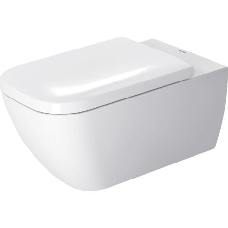 Duravit Wand-WC Happy D.2 Tiefspüler, Spülrandlos, verlängerte