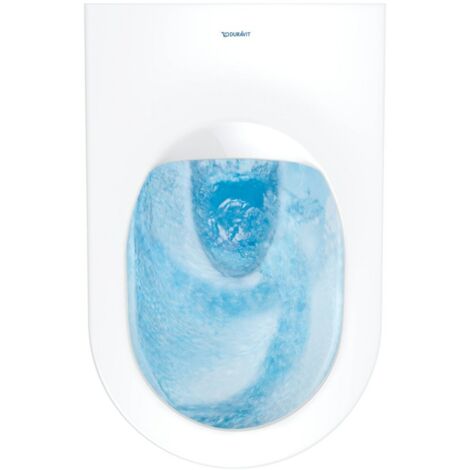Duravit Wand-WC, Tiefspüler HygFlush Me by Starck 37x57cm, 4,5 l, m HygGlaze, we. HygGlaze