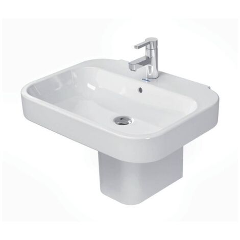 Duravit Waschtisch Happy D.2 65cm mit Überlauf, mit Hahnlochbank,