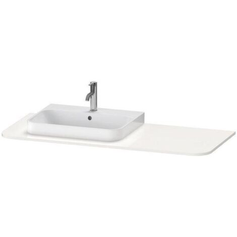 Duravit Waschtisch-Konsole Happy D.2 Plus 130x55cm, m 1 AS, Beck. mit, Tau matt