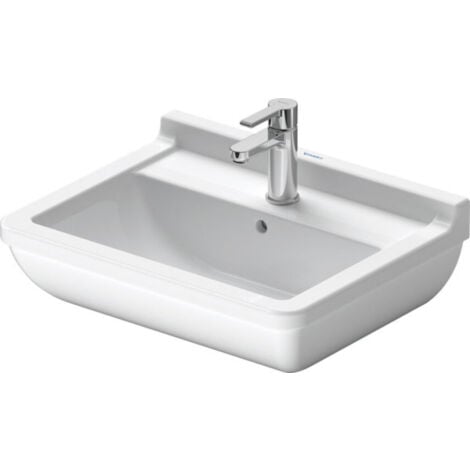 Duravit Waschtisch Starck 3 55cm, 1 Hahnloch, 03005500001