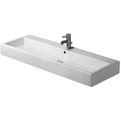 Duravit Waschtisch Vero 1200mm mit Überlauf, mit Hahnlochbank, 1