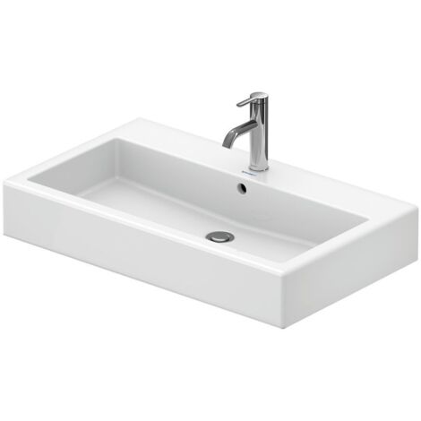 Duravit Waschtisch Vero 800mm, mit Überlauf, mit Hahnlochbank, 1
