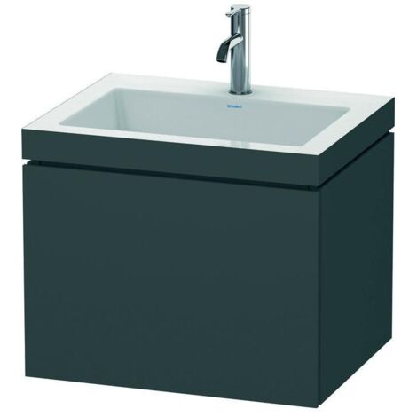 Duravit Waschtischunterschrank c-bonded L-Cube 60x48cm, o HL, N dkl., 1 Ausz., wandhängend