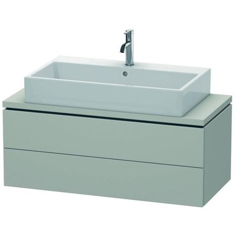 Duravit Waschtischunterschrank Compact L-Cube 102x47,7cm, betongr ma, f Kons, 2 Schub.