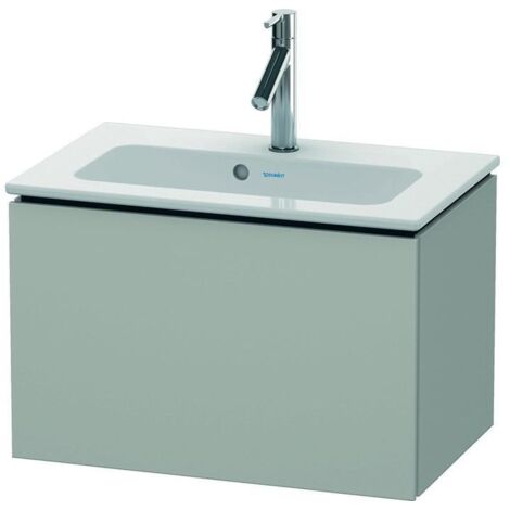 Duravit Waschtischunterschrank Compact L-Cube 62x39,1cm, betongr ma, 1 Ausz., wandhängend