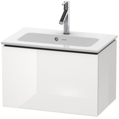 Duravit Waschtischunterschrank Compact L-Cube 62x39,1cm, we. matt, 1 Ausz., wandhängend