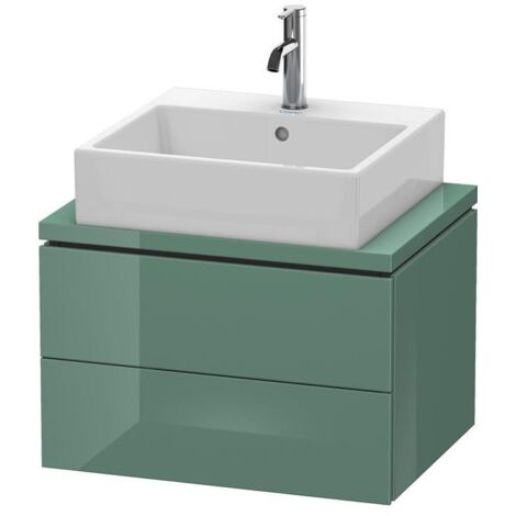 Duravit Waschtischunterschrank Compact L-Cube 62x47,7cm, Tau matt, f Kons, 2 Schub.