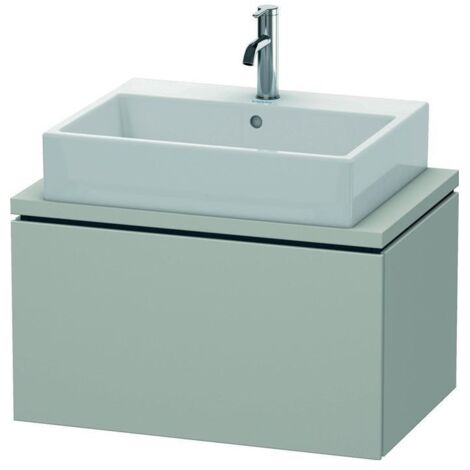 Duravit Waschtischunterschrank Compact L-Cube 72x47,7cm, betongr ma, f Kons, 1 Auszug
