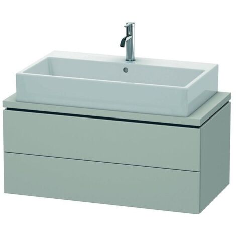 Duravit Waschtischunterschrank Compact L-Cube 92x47,7cm, betongr ma, f Kons, 2 Schub.