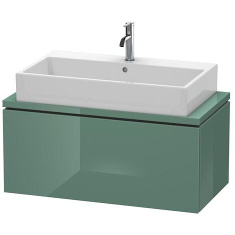 Duravit Waschtischunterschrank Compact L-Cube 92x47,7cm, we. matt, f Konsole, 1 Auszug
