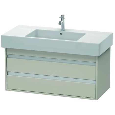 Duravit Waschtischunterschrank Ketho 100x45,5cm, Tau, 2 Schubk., wandhängend