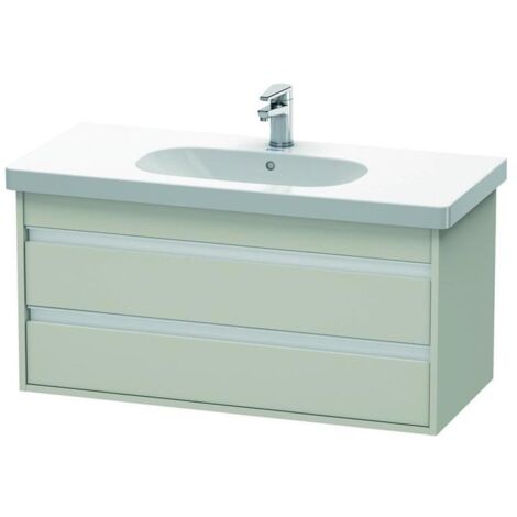Duravit Waschtischunterschrank Ketho 100x45,5cm, Tau, 2 Schubk., wandhängend