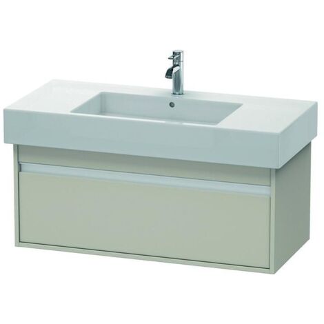 Duravit Waschtischunterschrank Ketho 100x45,5cm, Taupe, 1 Auszug, wandhängend