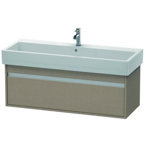Duravit Waschtischunterschrank Ketho 115x44cm, leinen, 1 Auszug, wandhängend