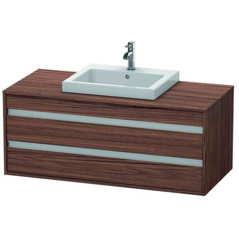 Duravit Waschtischunterschrank Ketho 120x55cm, N d, f Einbauwaschtisch mitt., 2 Schubk.