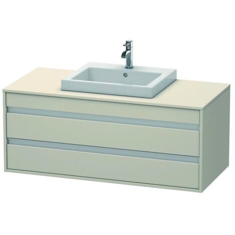 Duravit Waschtischunterschrank Ketho 120x55cm, Tau, f Einbauwaschtisch mitt., 2 Schubk.