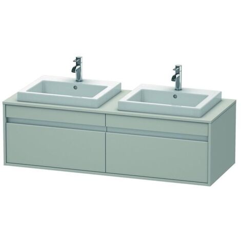 Duravit Waschtischunterschrank Ketho 140x55x42,6cm, f EWT, 2 AZ, B bs, bg m