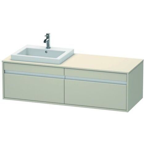 Duravit Waschtischunterschrank Ketho 140x55x42,6cm, f EWT, 2 AZ, B li, Tau