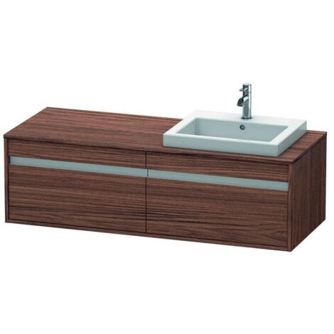 Duravit Waschtischunterschrank Ketho 140x55x42,6cm, f EWT, 2 AZ, B r, N dkl.