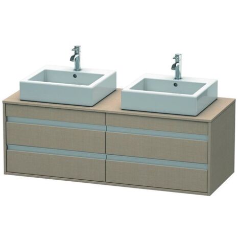 Duravit Waschtischunterschrank Ketho 140x55x49,6cm, f AWT, 4 La, B bs, lei
