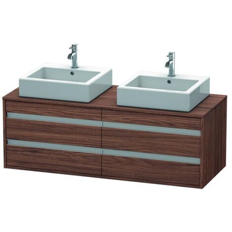 Duravit Waschtischunterschrank Ketho 140x55x49,6cm, f AWT, 4 La, B bs, N dkl.