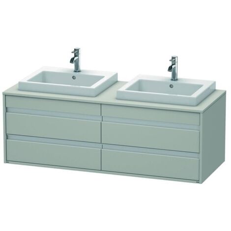 Duravit Waschtischunterschrank Ketho 140x55x49,6cm, f EWT, 4 La, B bs, bg ma