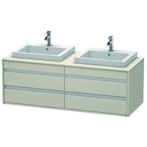Duravit Waschtischunterschrank Ketho 140x55x49,6cm, f EWT, 4 La, B bs, Tau
