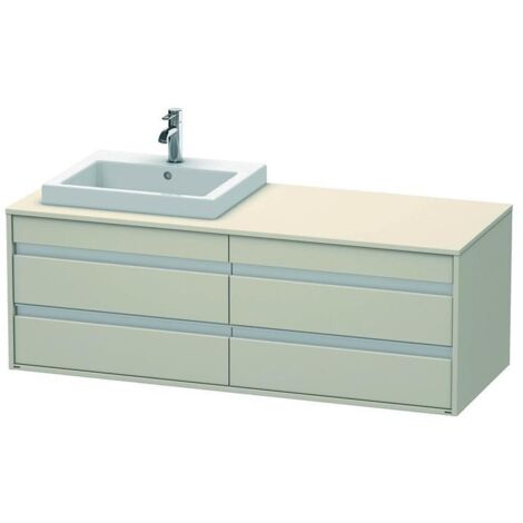 Duravit Waschtischunterschrank Ketho 140x55x49,6cm, f EWT, 4 La, B li, Tau