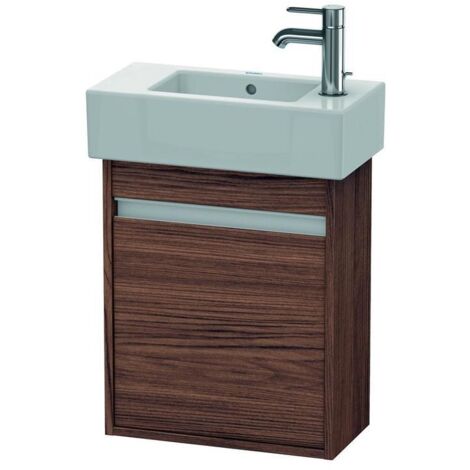 Duravit Waschtischunterschrank Ketho 45x22,5x55cm, wandhängend, T re, Nussb dunkel