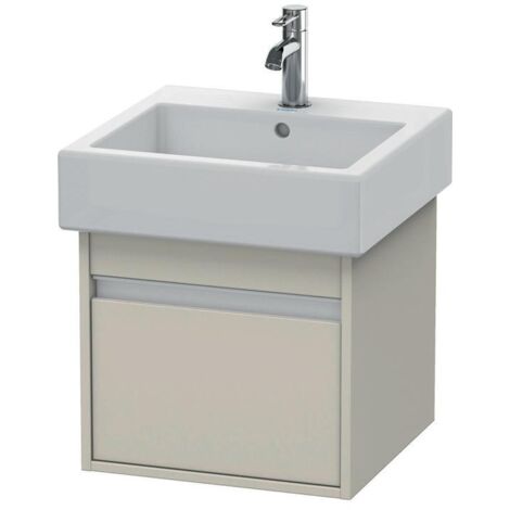 Duravit Waschtischunterschrank Ketho 45x44cm, Taupe, 1 Auszug, wandhängend