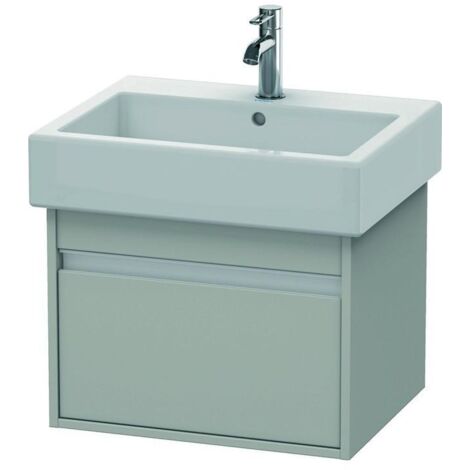 Duravit Waschtischunterschrank Ketho 55x44cm, betongr ma, 1 Ausz., wandhängend