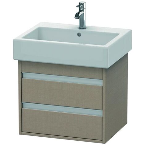 Duravit Waschtischunterschrank Ketho 55x44cm, lei, 2 Schubkästen, wandhängend