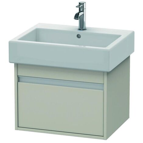 Duravit Waschtischunterschrank Ketho 55x44cm, Taupe, 1 Auszug, wandhängend