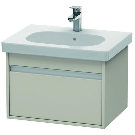 Duravit Waschtischunterschrank Ketho 60x45,5cm, Taupe, 1 Auszug, wandhängend