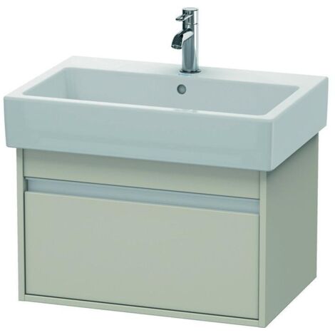 Duravit Waschtischunterschrank Ketho 65x44cm, Taupe, 1 Auszug, wandhängend